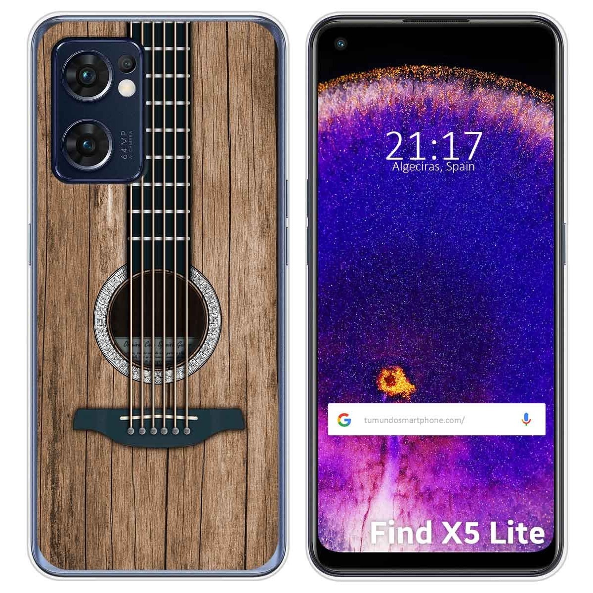 Funda Silicona para Oppo Find X5 Lite 5G diseño Madera 11 Dibujos