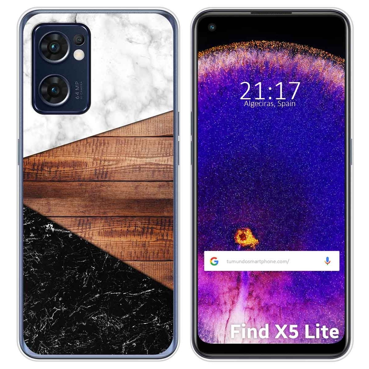 Funda Silicona para Oppo Find X5 Lite 5G diseño Mármol 11 Dibujos
