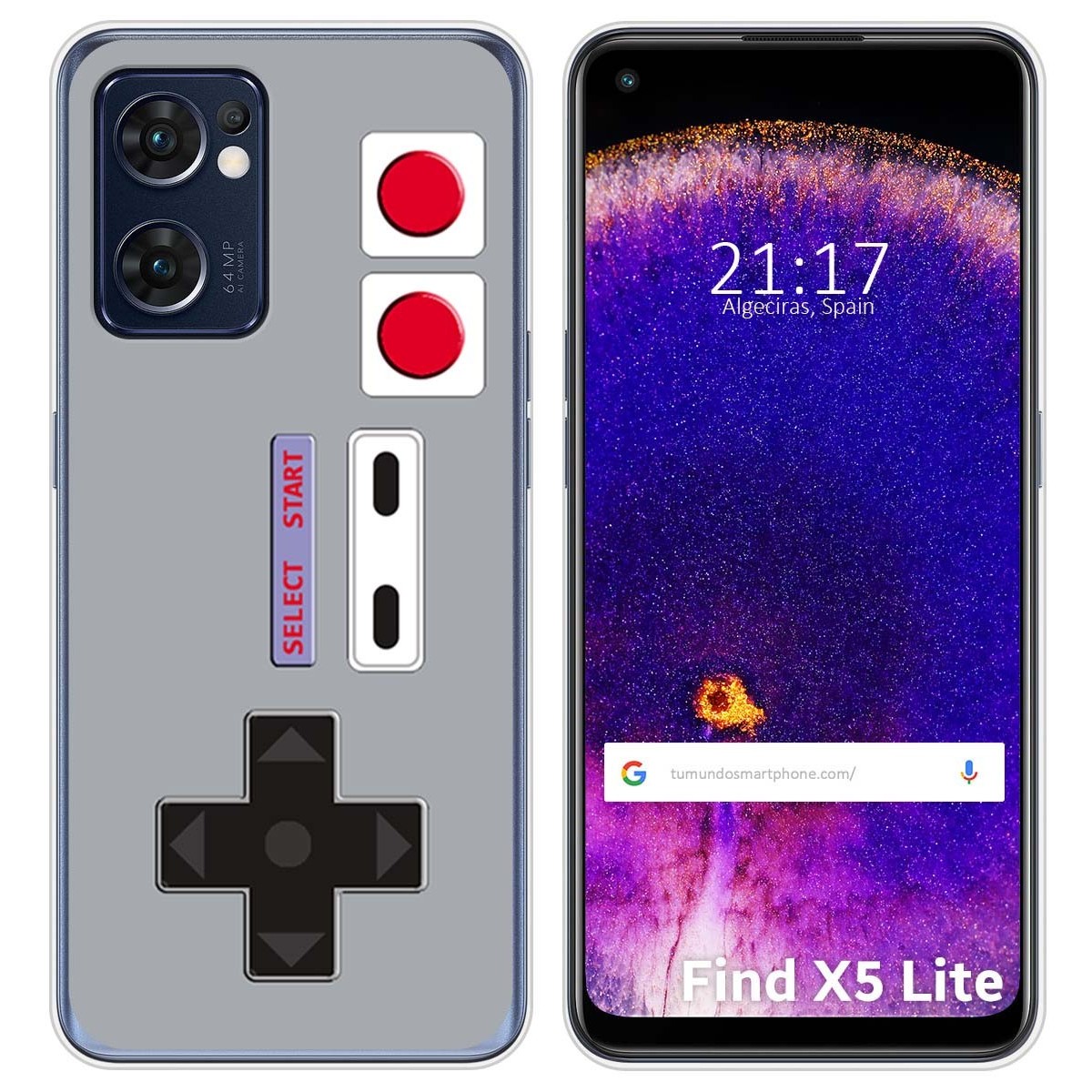 Funda Silicona para Oppo Find X5 Lite 5G diseño Consola Dibujos