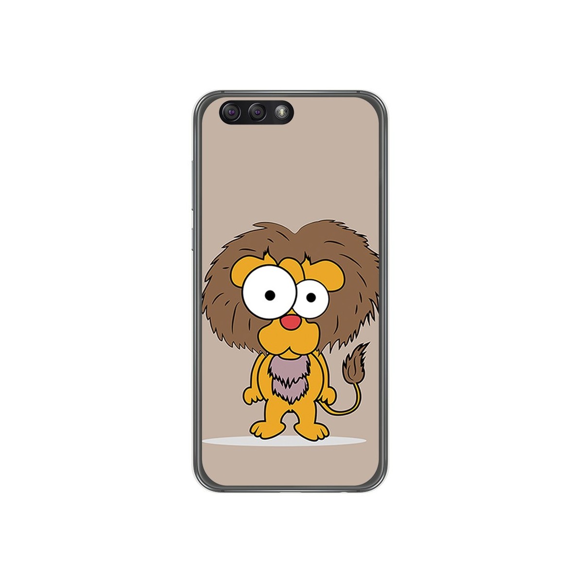 Funda Gel Tpu para Asus Zenfone 4 5.5" Ze554Kl Diseño Leon Dibujos