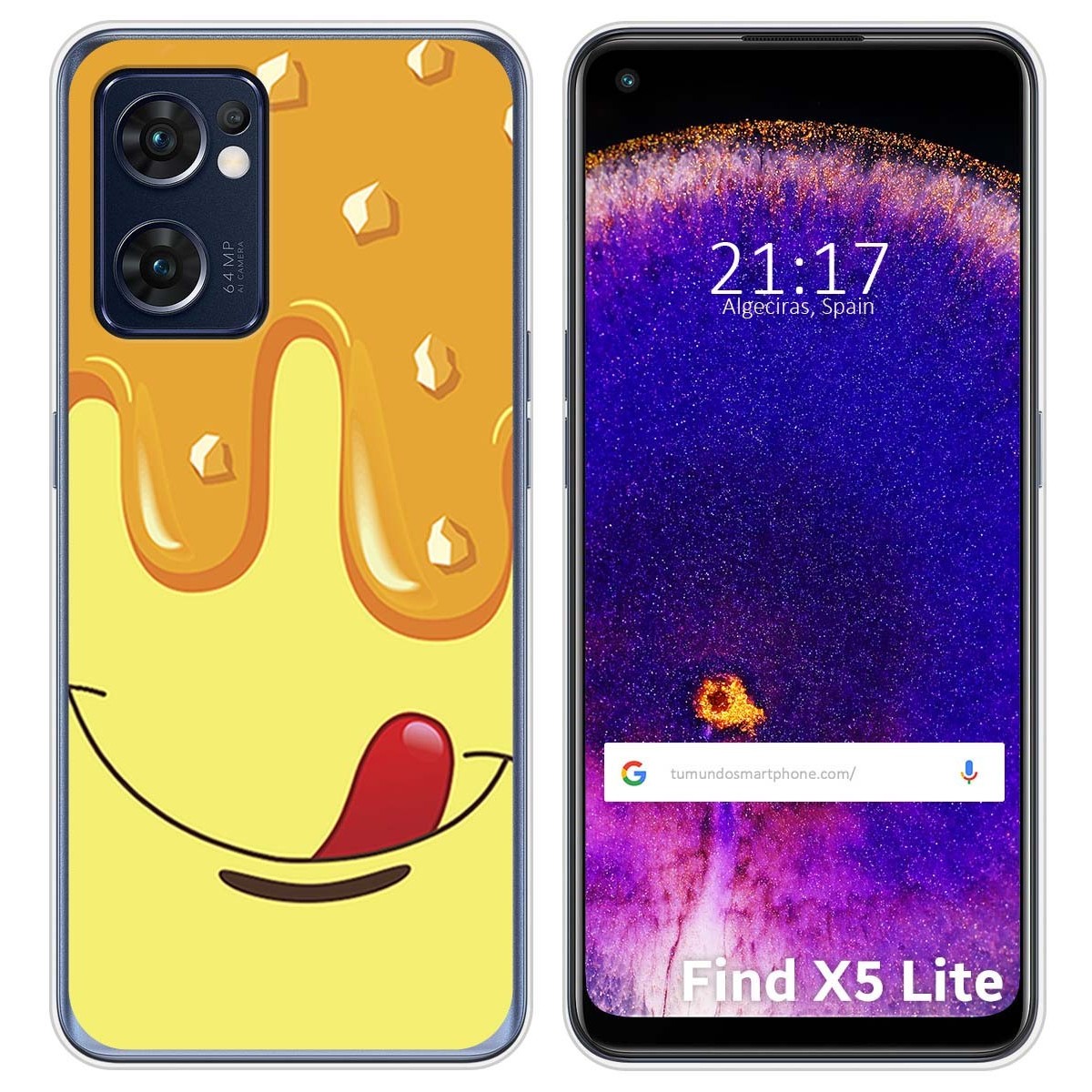 Funda Silicona para Oppo Find X5 Lite 5G diseño Helado Vainilla Dibujos