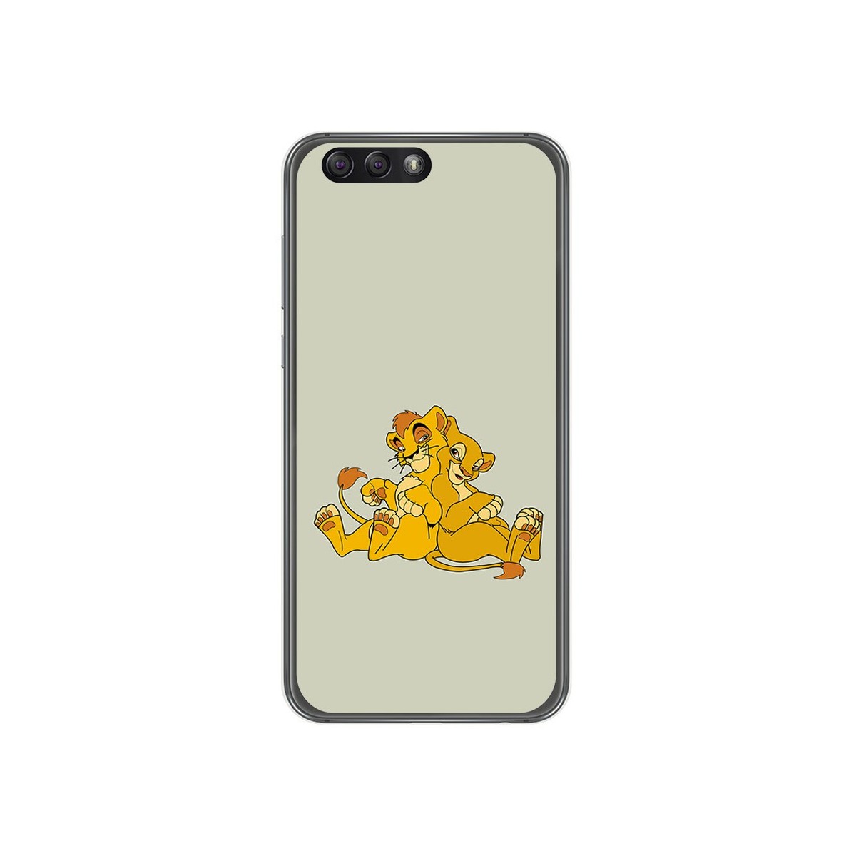 Funda Gel Tpu para Asus Zenfone 4 5.5" Ze554Kl Diseño Leones Dibujos