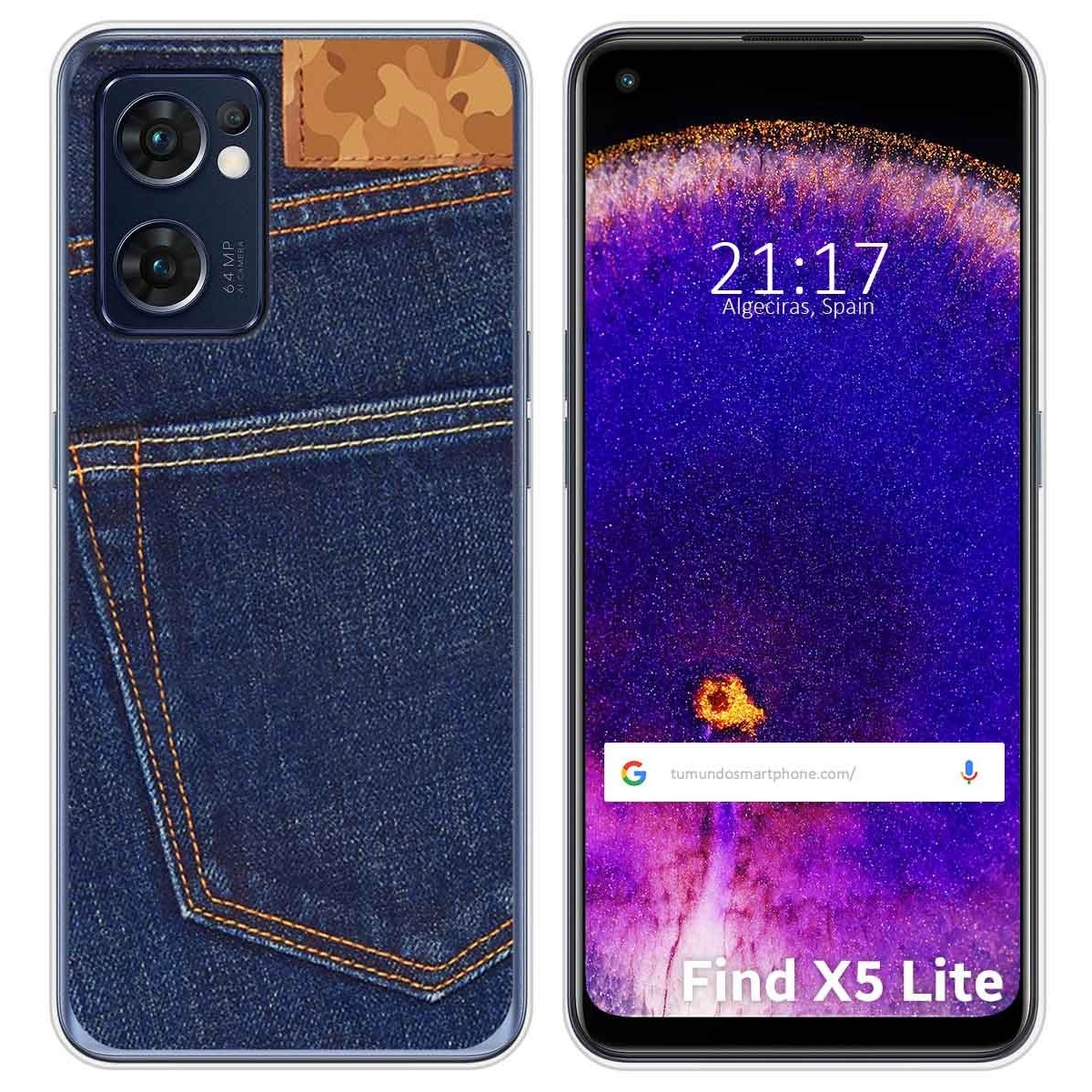 Funda Silicona para Oppo Find X5 Lite 5G diseño Vaquero Dibujos