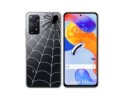 Funda Silicona Transparente para Xiaomi Redmi Note 11 Pro / 11 Pro 5G diseño Araña Dibujos