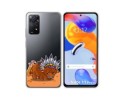 Funda Silicona Transparente para Xiaomi Redmi Note 11 Pro / 11 Pro 5G diseño Bufalo Dibujos