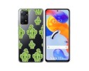 Funda Silicona Transparente para Xiaomi Redmi Note 11 Pro / 11 Pro 5G diseño Cactus Dibujos