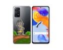 Funda Silicona Transparente para Xiaomi Redmi Note 11 Pro / 11 Pro 5G diseño Mono Dibujos
