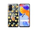 Funda Silicona Transparente para Xiaomi Redmi Note 11 Pro / 11 Pro 5G diseño Piña Dibujos