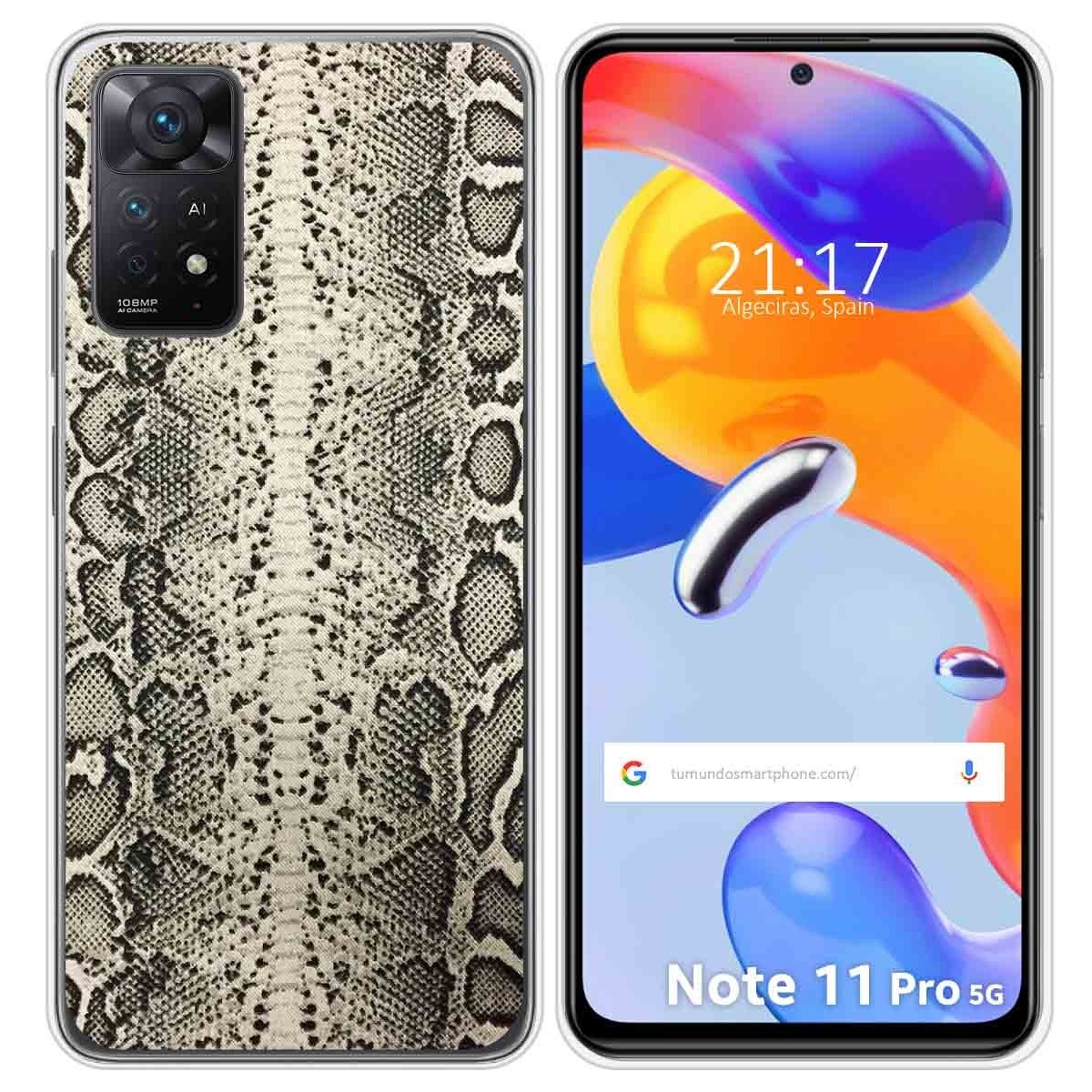 Funda Silicona para Xiaomi Redmi Note 11 Pro / 11 Pro 5G diseño Animal 01 Dibujos