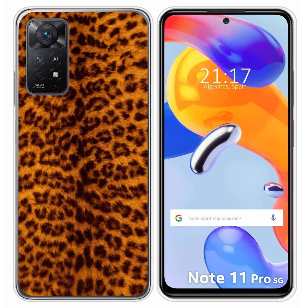 Funda Silicona para Xiaomi Redmi Note 11 Pro / 11 Pro 5G diseño Animal 03 Dibujos