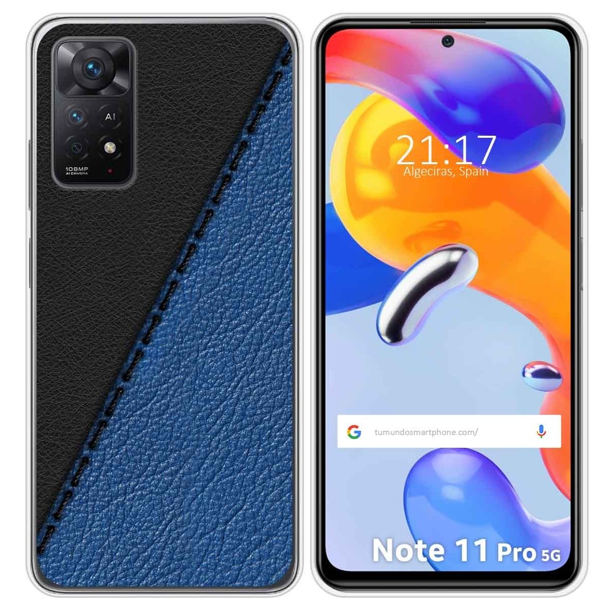 Funda Silicona para Xiaomi Redmi Note 11 Pro / 11 Pro 5G diseño Cuero 02 Dibujos