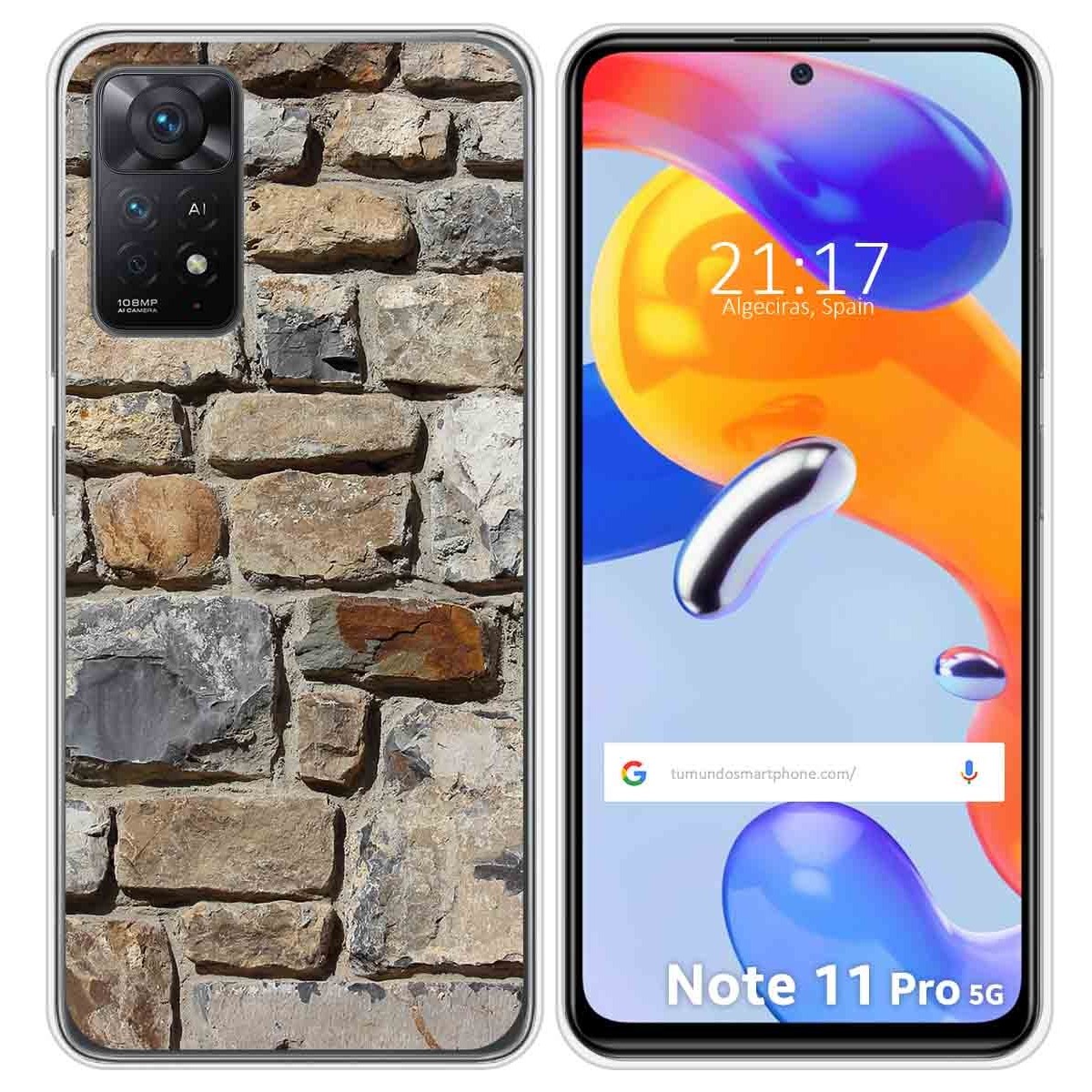 Funda Silicona para Xiaomi Redmi Note 11 Pro / 11 Pro 5G diseño Ladrillo 03 Dibujos