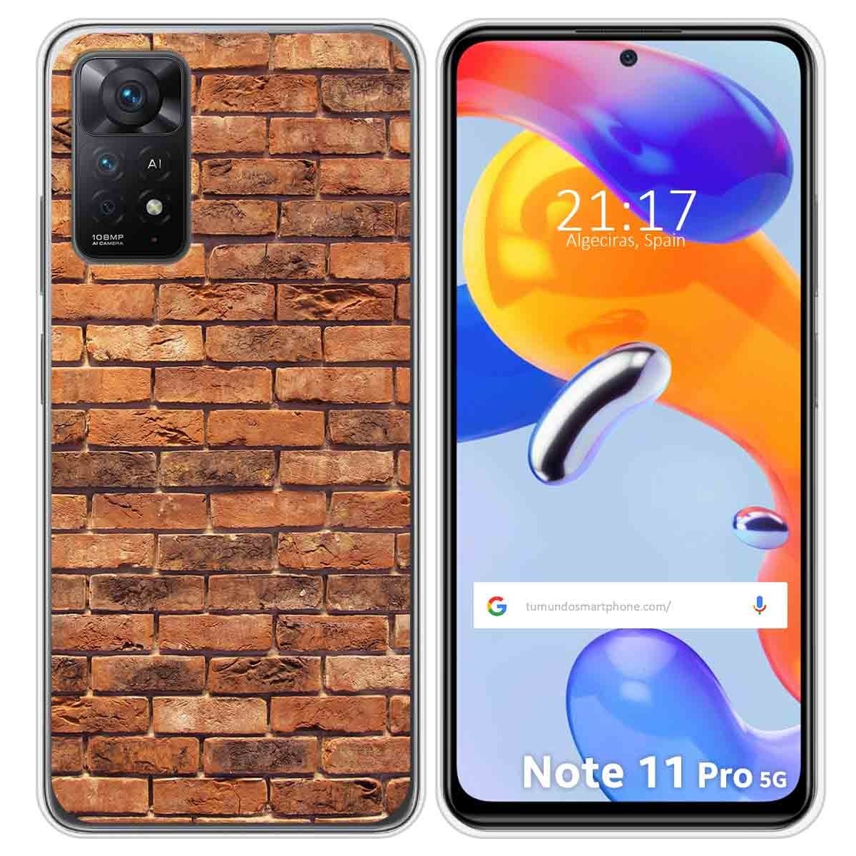 Funda Silicona para Xiaomi Redmi Note 11 Pro / 11 Pro 5G diseño Ladrillo 04 Dibujos