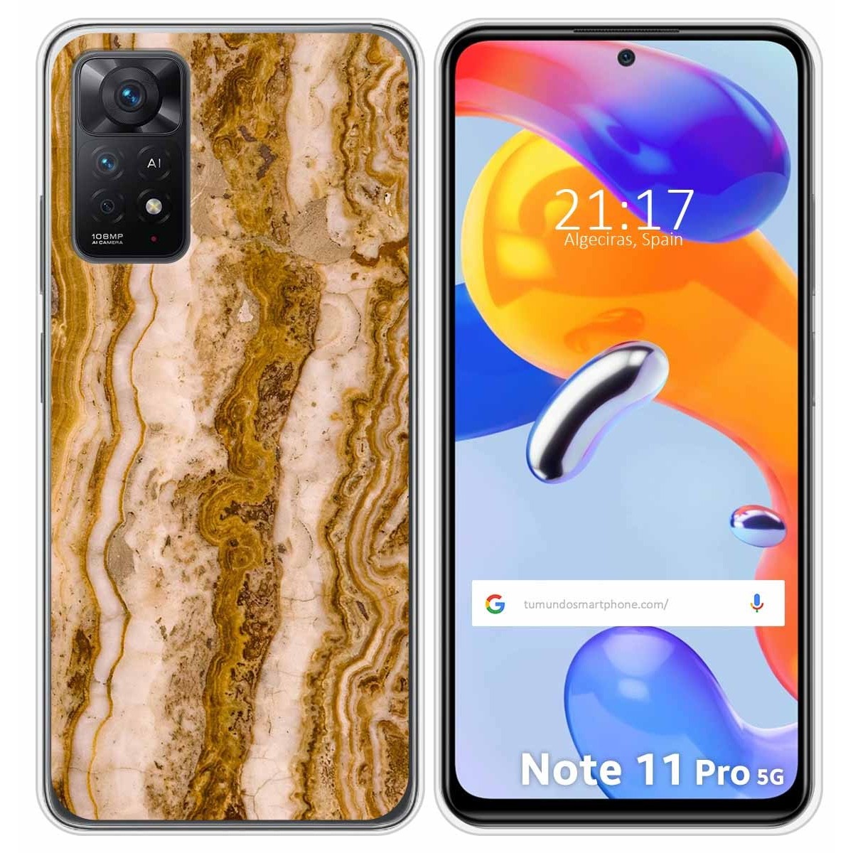 Funda Silicona para Xiaomi Redmi Note 11 Pro / 11 Pro 5G diseño Mármol 10 Dibujos