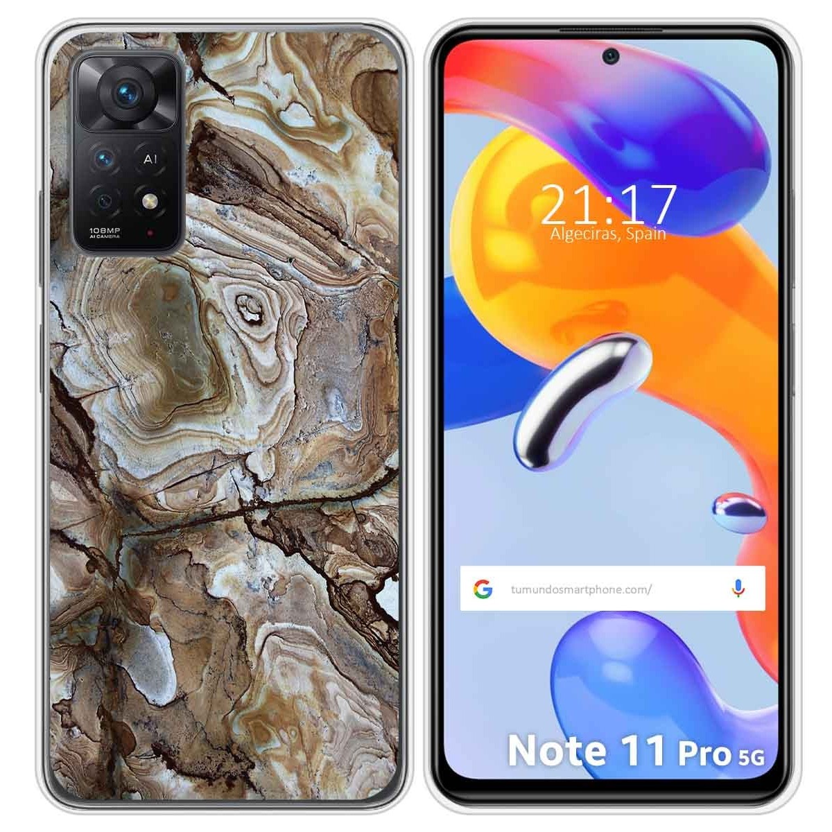 Funda Silicona para Xiaomi Redmi Note 11 Pro / 11 Pro 5G diseño Mármol 14 Dibujos