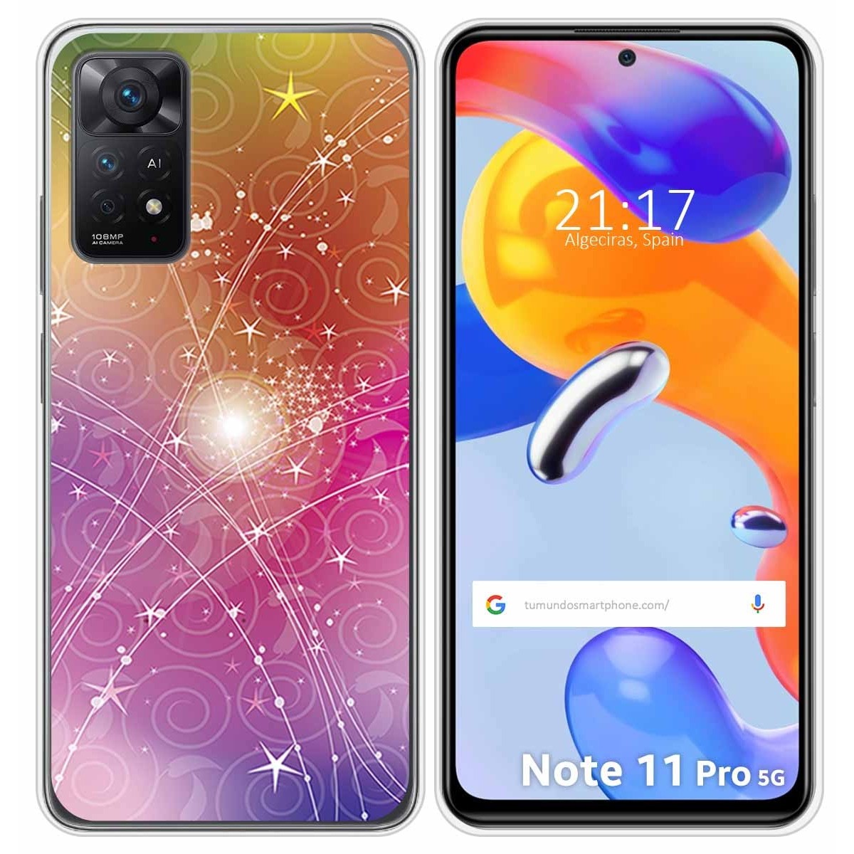 Funda Silicona para Xiaomi Redmi Note 11 Pro / 11 Pro 5G diseño Abstracto Dibujos