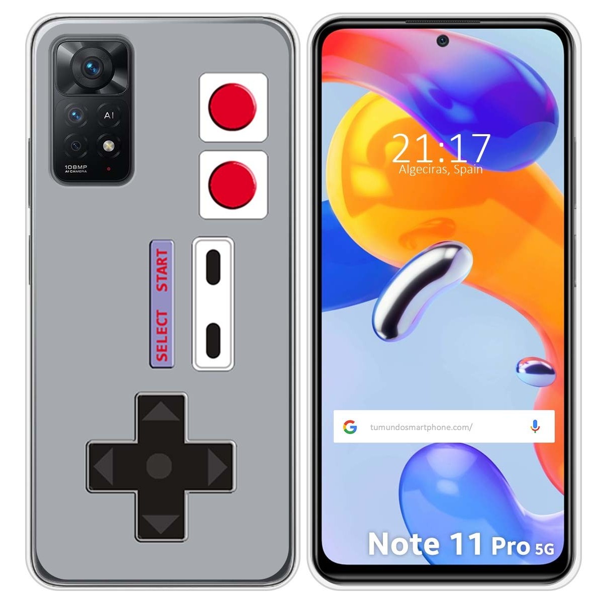 Funda Silicona para Xiaomi Redmi Note 11 Pro / 11 Pro 5G diseño Consola Dibujos