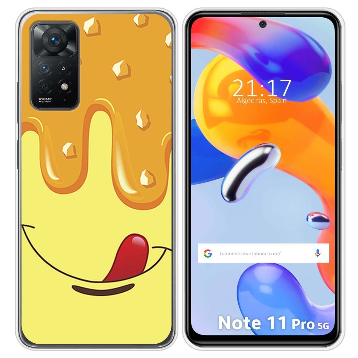 Funda Silicona para Xiaomi Redmi Note 11 Pro / 11 Pro 5G diseño Helado Vainilla Dibujos