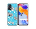 Funda Silicona para Xiaomi Redmi Note 11 Pro / 11 Pro 5G diseño Mariposas Dibujos