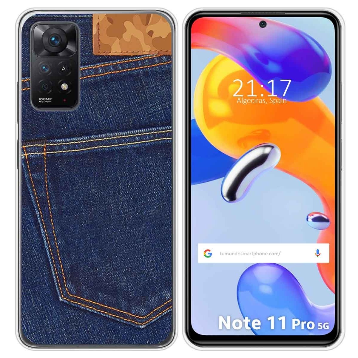 Funda Silicona para Xiaomi Redmi Note 11 Pro / 11 Pro 5G diseño Vaquero Dibujos