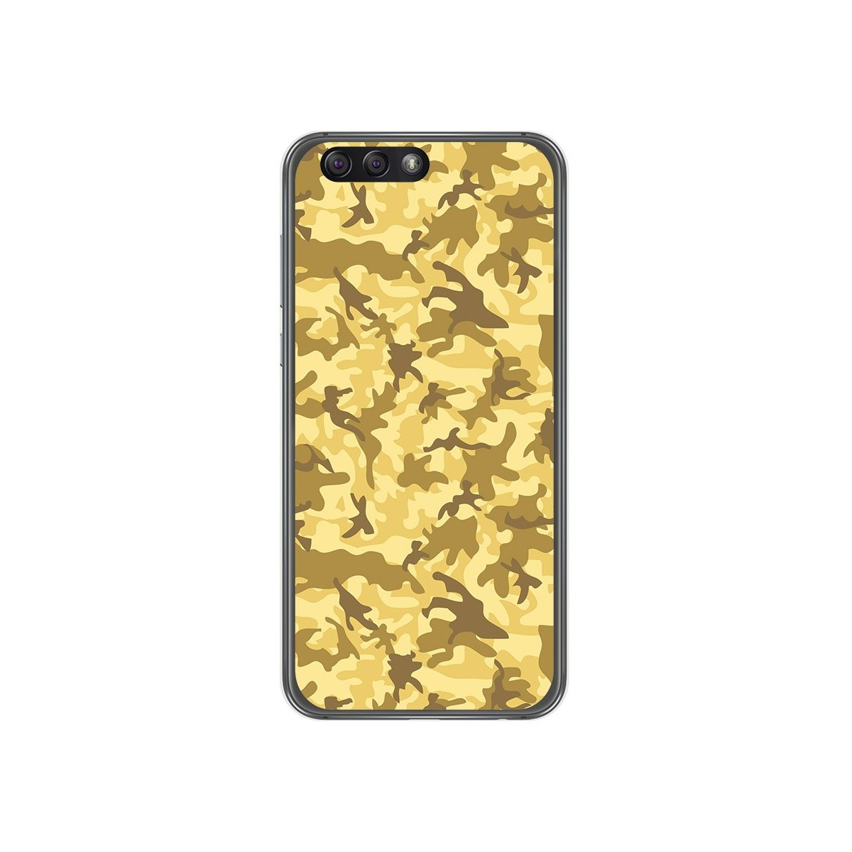 Funda Gel Tpu para Asus Zenfone 4 5.5" Ze554Kl Diseño Sand Camuflaje Dibujos