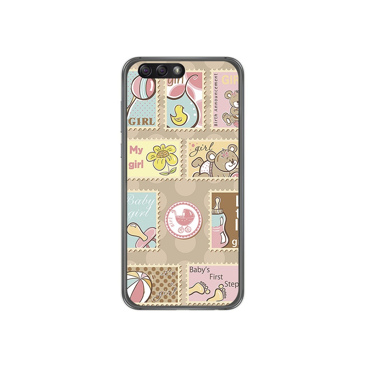Funda Gel Tpu para Asus Zenfone 4 5.5" Ze554Kl Diseño Sellos Dibujos
