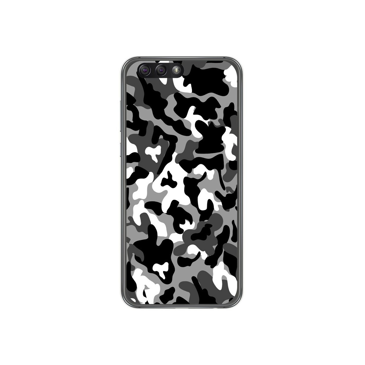 Funda Gel Tpu para Asus Zenfone 4 5.5" Ze554Kl Diseño Snow Camuflaje Dibujos