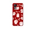 Funda Silicona Líquida Roja para Xiaomi Redmi Note 11 Pro / 11 Pro 5G diseño Cerdos Dibujos