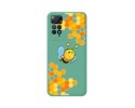 Funda Silicona Líquida Verde para Xiaomi Redmi Note 11 Pro / 11 Pro 5G diseño Abeja Dibujos
