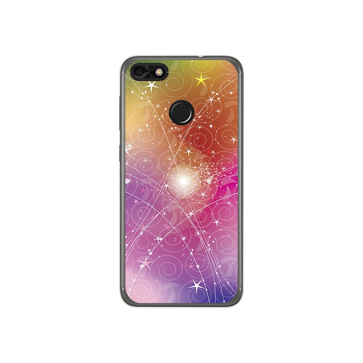 Funda Gel Tpu para Huawei Y6 Pro 2017 / P9 Lite Mini Diseño Abstracto Dibujos