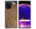 Pegatina Vinilo Autoadhesiva Textura Corcho para Oppo Find X5 5G