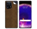 Pegatina Vinilo Autoadhesiva Textura Piel para Oppo Find X5 5G