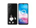 Funda Silicona Transparente para Alcatel 3X 4CAM diseño Perros 01 Dibujos