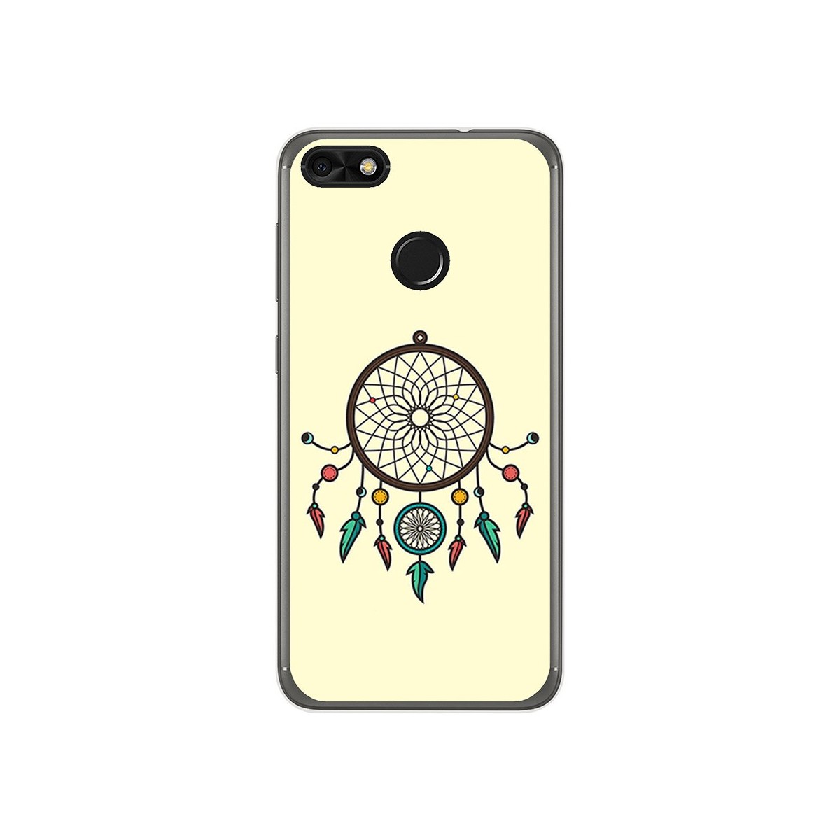 Funda Gel Tpu para Huawei Y6 Pro 2017 / P9 Lite Mini Diseño Atrapasueños Dibujos