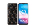 Funda Silicona Transparente para Alcatel 3X 4CAM diseño Perros 11 Dibujos