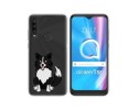 Funda Silicona Transparente para Alcatel 1SE 2020 diseño Perros 01 Dibujos