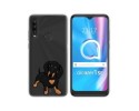 Funda Silicona Transparente para Alcatel 1SE 2020 diseño Perros 04 Dibujos