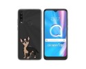 Funda Silicona Transparente para Alcatel 1SE 2020 diseño Perros 05 Dibujos