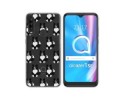 Funda Silicona Transparente para Alcatel 1SE 2020 diseño Perros 07 Dibujos