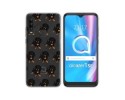 Funda Silicona Transparente para Alcatel 1SE 2020 diseño Perros 10 Dibujos