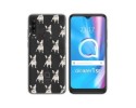 Funda Silicona Transparente para Alcatel 1SE 2020 diseño Perros 12 Dibujos