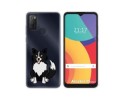 Funda Silicona Transparente para Alcatel 1S 2021 / 3L 2021 diseño Perros 01 Dibujos