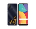 Funda Silicona Transparente para Alcatel 1S 2021 / 3L 2021 diseño Perros 03 Dibujos