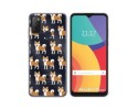 Funda Silicona Transparente para Alcatel 1S 2021 / 3L 2021 diseño Perros 08 Dibujos