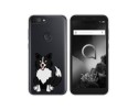 Funda Silicona Transparente para Alcatel 1S 2019 diseño Perros 01 Dibujos
