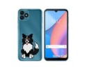 Funda Silicona Transparente para Blackview Oscal C20 / C20 Pro diseño Perros 01 Dibujos