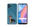 Funda Silicona Transparente para Blackview Oscal C20 / C20 Pro diseño Perros 05 Dibujos