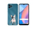 Funda Silicona Transparente para Blackview Oscal C20 / C20 Pro diseño Perros 06 Dibujos