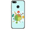 Funda Gel Tpu para Huawei Y6 Pro 2017 / P9 Lite Mini Diseño Familia Dibujos