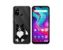 Funda Silicona Transparente para Doogee X96 / X96 Pro diseño Perros 01 Dibujos